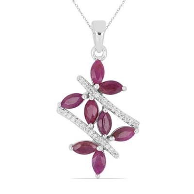 BUY AFRICAN AMETHYST GEMSTONE PENDANT IN STERLING SILVER